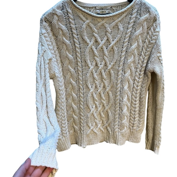 Ralph Lauren Cable Knit Sweater vintage sweater in Cream size medium - Picture 2 of 14